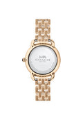 Coach Delancey White Dial Rose Gold Steel Strap Watch for Women - 14502783