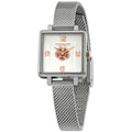 Coach Cass White Dial Silver Mesh Bracelet Watch for Women - 14503697