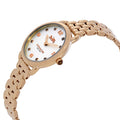 Coach Delancey White Dial Rose Gold Steel Strap Watch for Women - 14502783