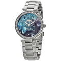 Coach Park Blue Mother of Pearl Dial Silver Steel Strap Watch for Women - 14503224