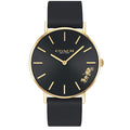 Coach Perry Black Dial Black Leather Strap Watch for Women - 14503333