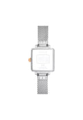 Coach Cass White Dial Silver Mesh Bracelet Watch for Women - 14503697