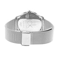 Calvin Klein Minimal Black Dial Silver Mesh Bracelet Watch for Men - K3M21123