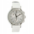 Calvin Klein Skirt White Dial White Leather Strap Watch for Women - K2U291L6