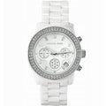 Michael Kors Runway White Dial White Steel Strap Watch for Women - MK5188