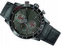 Hugo Boss Rafale Chronograph Grey Dial Black Leather Strap Watch For Men - HB1513445