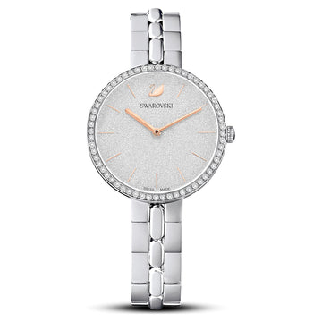 Swarovski Cosmopolitan Diamond Powder Silver Dial Silver Steel Strap Watch for Women - 5517807