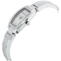 Bulova Crystal Collection Silver Dial Silver Steel Strap Watch for Women - 96L235