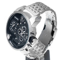 Diesel Mr Daddy 1.0 Black Dial Stainless Steel Stainless Watch For Men - DZ7221