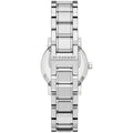 Burberry The City Diamonds Silver Dial Silver Steel Strap Watch for Women - BU9230