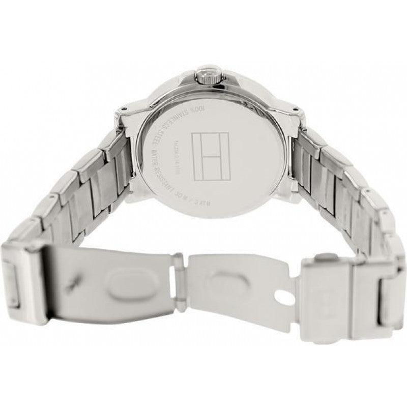 Tommy Hilfiger White Dial Silver Steel Strap Watch for Women - 1781397