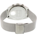 Tommy Hilfiger Mia Silver Dial Silver Mesh Bracelet Watch for Men - 1781628