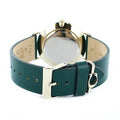 Coach Green Dial Green Leather Strap Watch for Women - 14503383