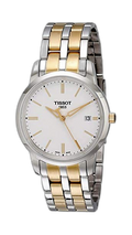 Tissot T Classic Dream White Dial Two Tone Steel Strap Watch for Men - T033.410.22.011.01