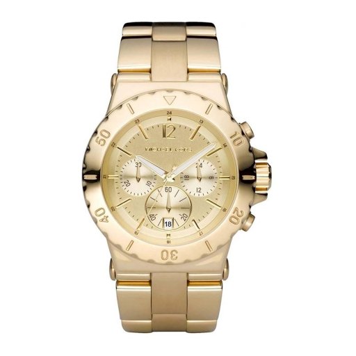 Michael Kors Dylan Gold Dial Gold Steel Strap Watch for Women - MK5313