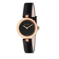 Gucci Diamantissima Quartz Black Dial Black Leather Strap Watch for Women - YA141401