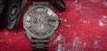 Diesel Mega Chief Chronograph Grey Dial Gunmetal Men's Watch - DZ4282