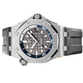 Audemars Piguet Royal Oak Offshore Diver Grey Dial Grey Rubber Strap Watch for Men - 15720ST.OO.A009CA.01