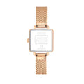 Coach Cass White Dial Rose Gold Mesh Bracelet Watch for Women - 14503698