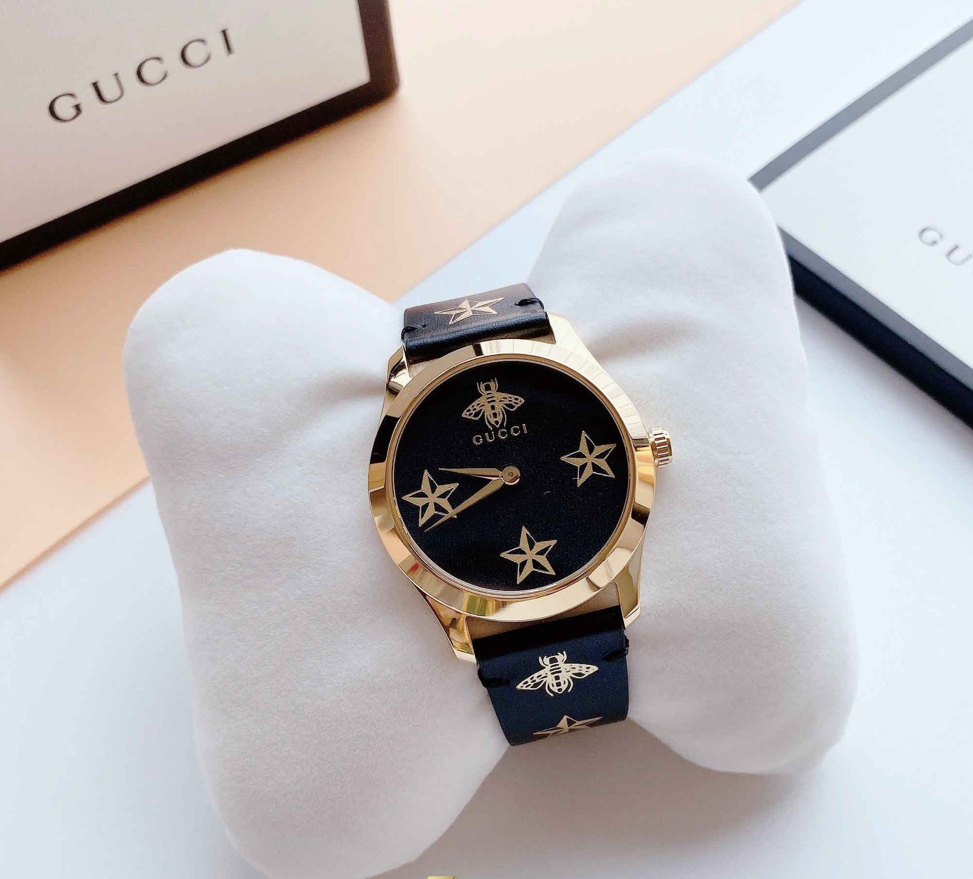 Gucci G Timeless Bee Motif Stainless Steel Watch For Women - YA1264055