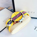 Gucci G Timeless Quartz Yellow & Purple Dial Yellow & Purple NATO Strap Watch For Men - YA1264069