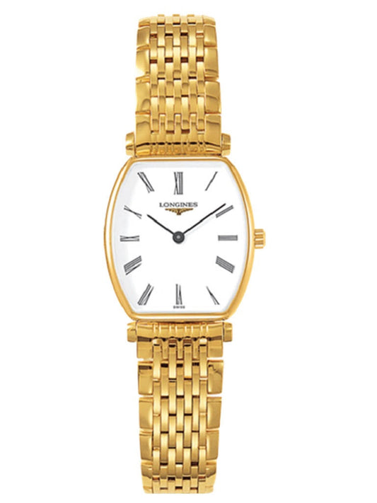 Longines La Grande Classique de Longines Tonneau 22 Yellow Gold Watch for Women - L4.205.2.11.8