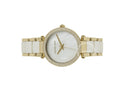 Michael Kors Parker Mother of Pearl Dial Two Tone Steel Strap Watch for Women - MK6400