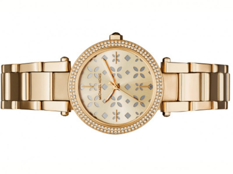 Michael Kors Parker Gold Dial Gold Steel Strap Watch for Women - MK6469