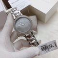 Michael Kors Parker Mother of Pearl Silver Steel Strap Watch for Women - MK6424