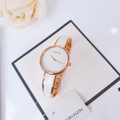 Calvin Klein Seduce White Dial Two Tone Steel Strap Watch for Women - K4E2N616