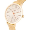 Fossil Jacqueline White Dial Sand Leather Strap Watch for Women - ES3487