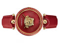 Versace Palazzo Empire Red Dial Red Leather Strap Watch for Women - VCO120017