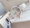 Emporio Armani Ceramica Mother of Pearl Dial White Ceramic Strap Watch For Women - AR1486