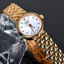 Tissot Lovely Mother of Pearl Dial Rose Gold Steel Strap Watch for Women - T140.009.33.111.00