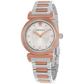 Versace V-Motif Silver Dial Two Tone Steel Strap Watch for Women - VERE00718