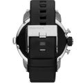 Diesel Little Daddy Black Dial Black Leather Strap Watch For Men - DZ7256