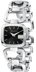 Gucci G Gucci Black Dial Silver Steel Strap Watch For Women - YA125510