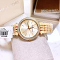 Michael Kors Darci Gold Dial Gold Steel Strap Watch for Women - MK4325