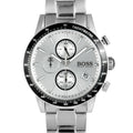 Hugo Boss Rafale Competitive Sport Silver Dial Silver Steel Strap Watch for Men - 1513511