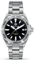 Tag Heuer Aquaracer Black Dial Silver Steel Strap Watch for Men - WBD1110.BA0928