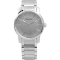 Calvin Klein City Silver Dial Silver Steel Strap Watch for Women - K2G23148