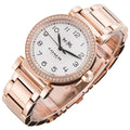 Coach Madison White Dial Rose Gold Steel Strap Watch for Women - 14502398