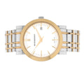 Burberry Heritage White Dial Two Tone Steel Strap Watch for Men - BU1358