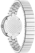 Gucci Diamantissima Quartz White Dial Silver Steel Strap Watch For Women - YA141402