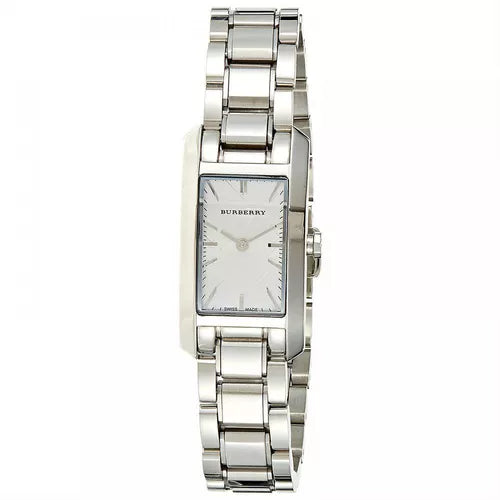 Burberry Heritage Silver Dial Silver Steel Strap Watch For Women - BU9500