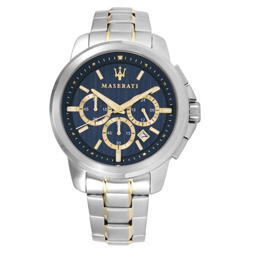 Maserati Successo 44mm Chronograph Quartz Blue Dial Watch For Men - R8873621016