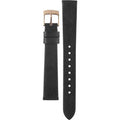 Emporio Armani Kappa Mother of Pearl Dial Black Leather Strap Watch For Women - AR80011