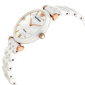 Emporio Armani Ceramica Mother of Pearl Dial White Ceramic Strap Watch For Women - AR1486