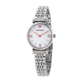 Emporio Armani Donna Mother of Pearl Dial Silver Steel Strap Watch For Women - AR11204