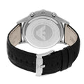 Emporio Armani Classic Chronograph Silver Dial Black Leather Strap Watch For Men - AR2432